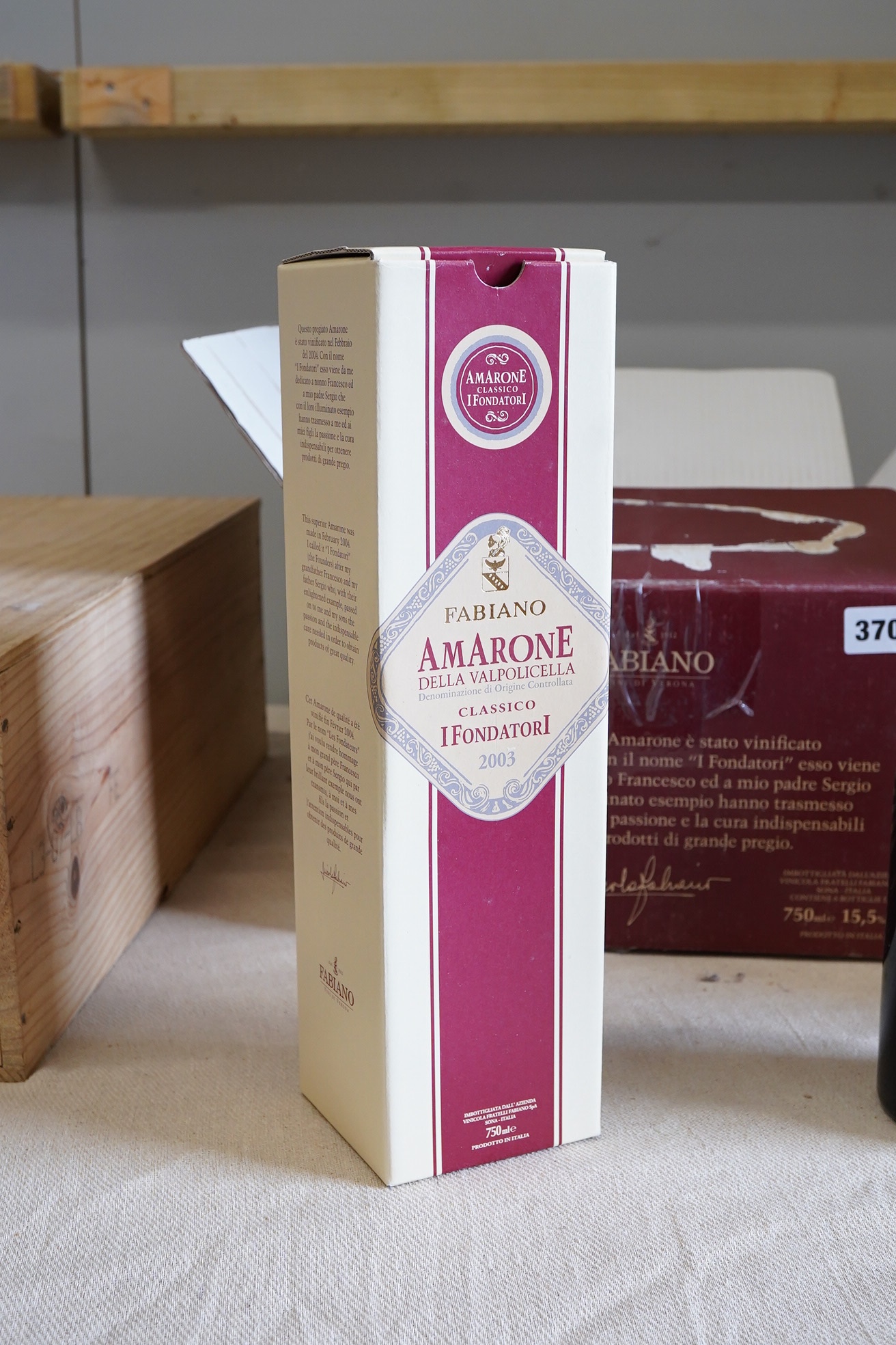 Fabiano, Amarone della Valpolicella Classico I Fondatori, 2003